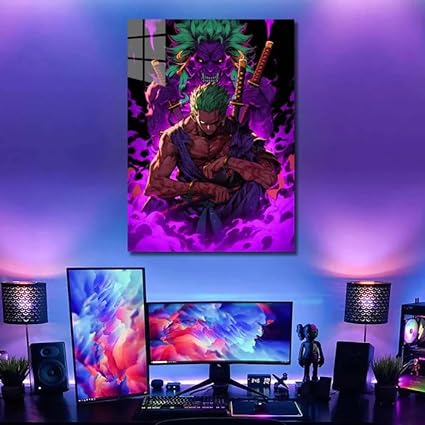 Onigiri Zoro- HD Shining Metal Poster