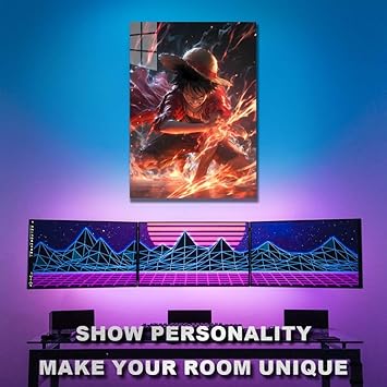 Luffy HD Shining Metal Poster