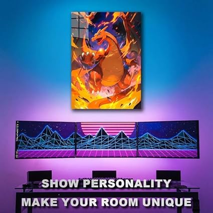 Pokemon Charizard - HD Shining Metal Poster