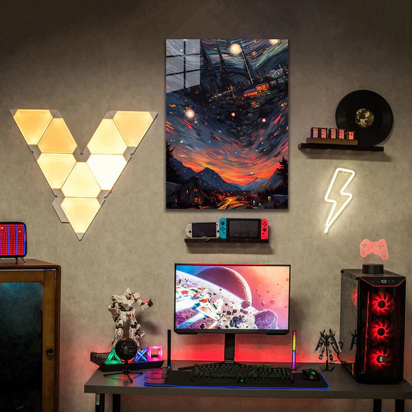 Van Gogh Series|Fire Mountain Village