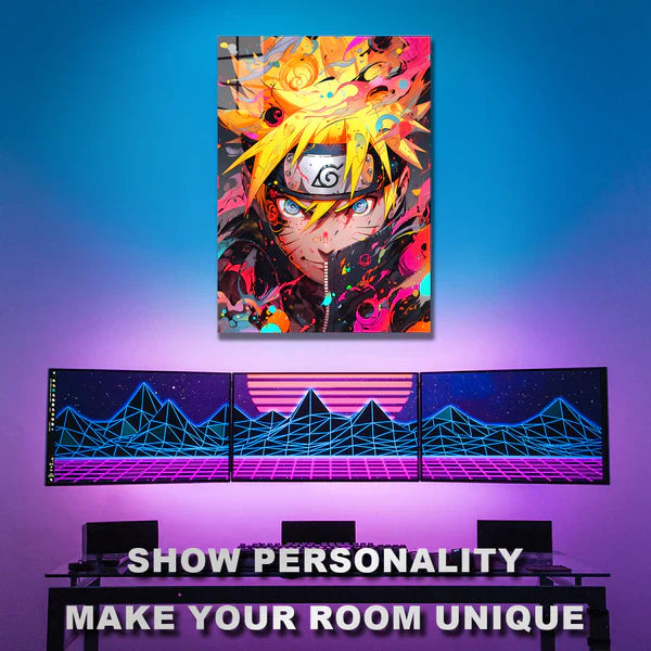 Inkjet Naruto- HD Shining Metal Poster