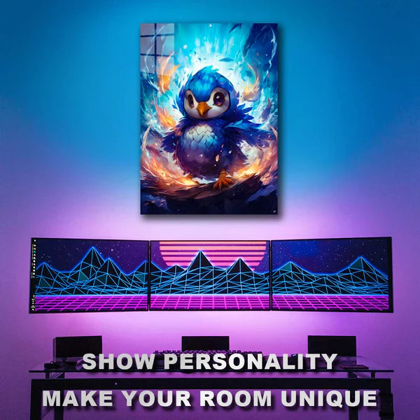 Piplup Pokemon HD Shining Metal Poster