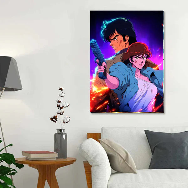 Ryo Saeba & Laura-Artwork