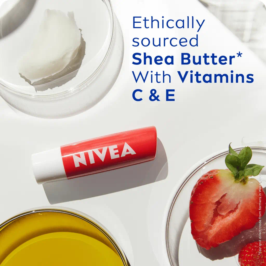 Strawberry Lip Balm (4.8gm per) | (Pack Of Three)