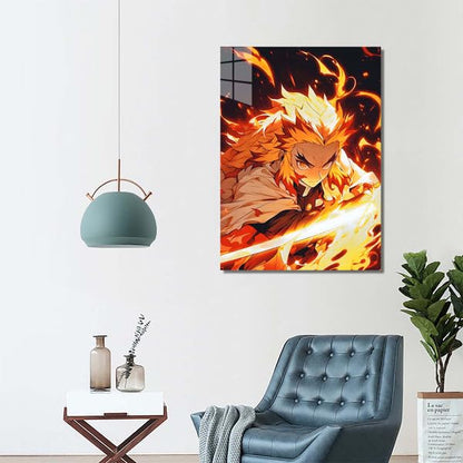 Rengokukyojuro Demon Slayer- HD Shining Metal Poster