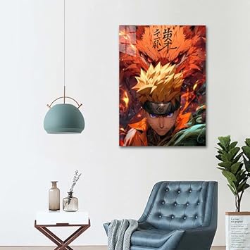 Cursed Naruto- HD Shining Metal Poster