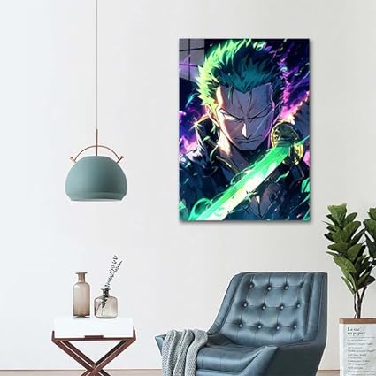 Roronoa Zoro- HD Shining Metal Poster
