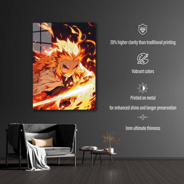 Rengokukyojuro Demon Slayer- HD Shining Metal Poster