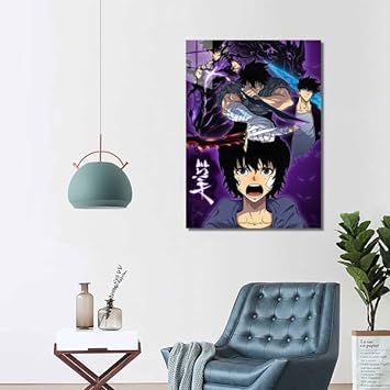 Solo Leveling Story Art- HD Shining Metal Poster