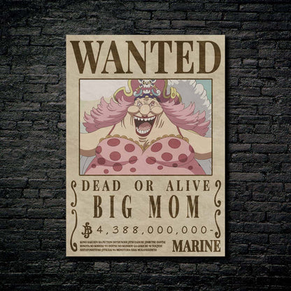 Big Mom One Piece HD Shining Metal Poster