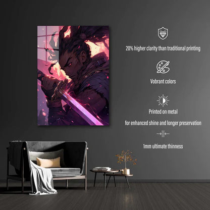 Black Yasuo- HD Shining Metal Poster