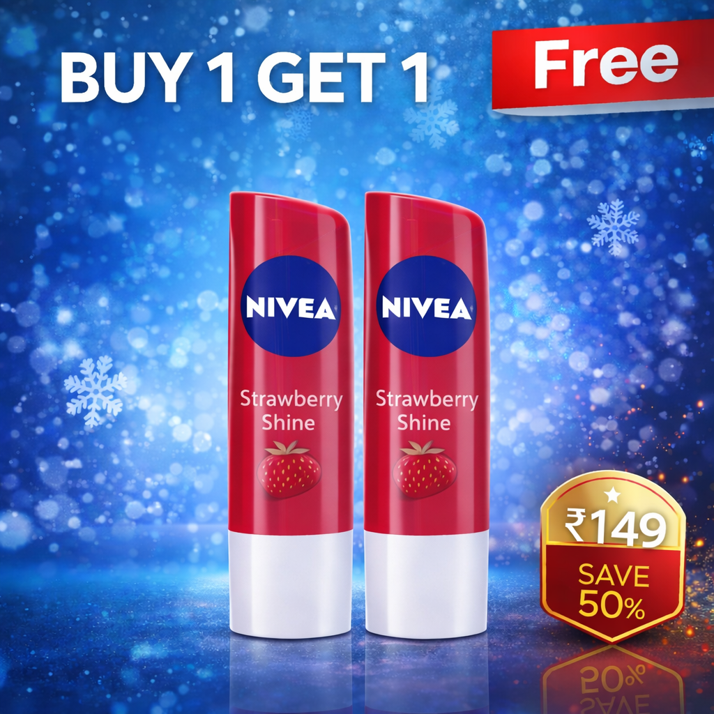 Strawberry Lip Balm (4.8gm per) | (Pack Of Two)