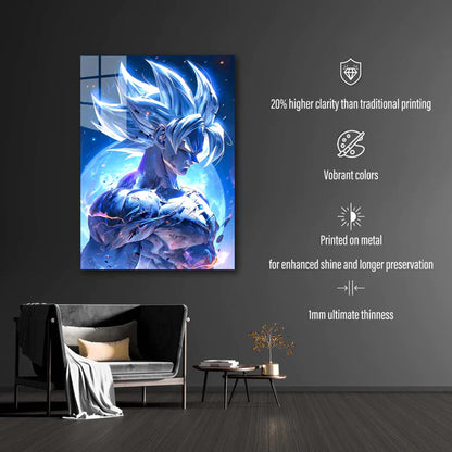 Cosmic Goku-HD Shining Metal Poster