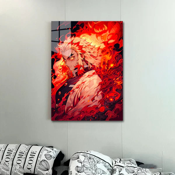 DemonSlayer-Rengoku#001- HD Shining Metal Poster