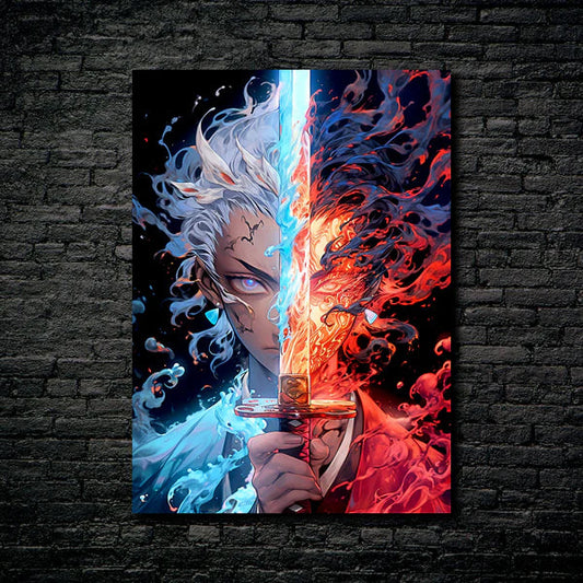 Demon Slayer  HD Shining Metal Poster