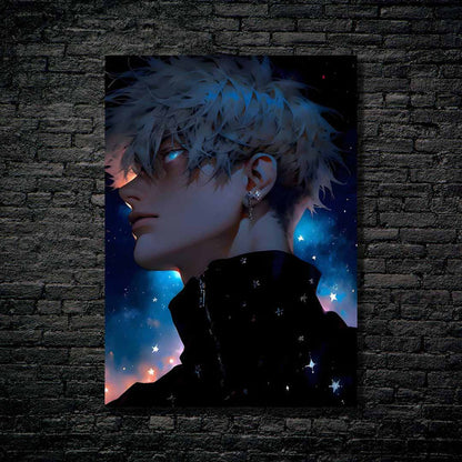 Gojo [satoru]3- HD Shining Metal Poster