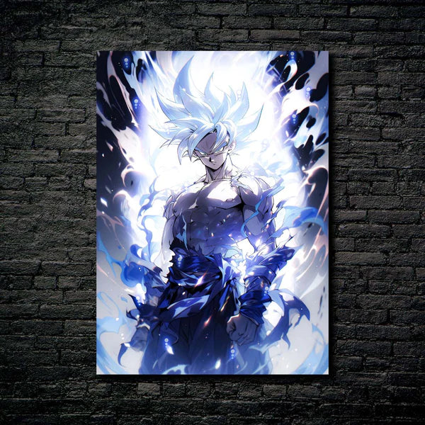 Goku - Mastered Ultra Instinct - HD Shining Metal Poster