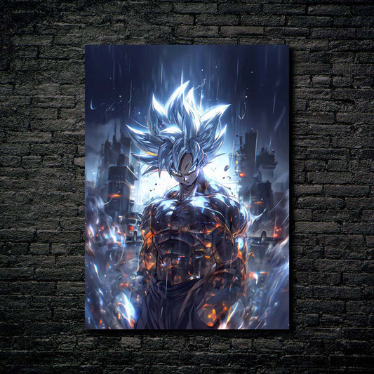 Goku Ultra Instinct- HD Shining Metal Poster
