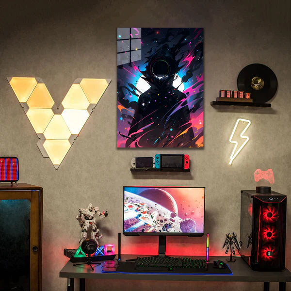 GrimNoir boy- HD Shining Metal Poster