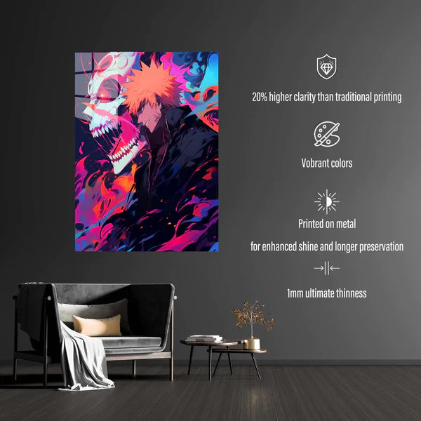 Ichigo Kurosaki- HD Shining Metal Poster