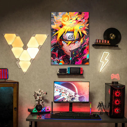 Inkjet Naruto- HD Shining Metal Poster
