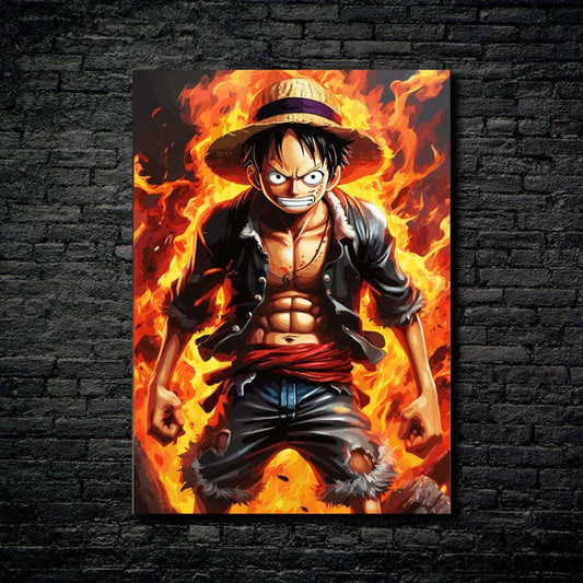 Luffy Angry-Artwork