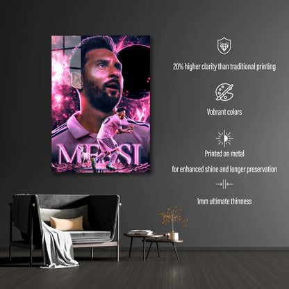 Messi Miami Pink-Artwork