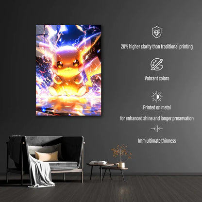 Pikachu Cute Poster-Artwork