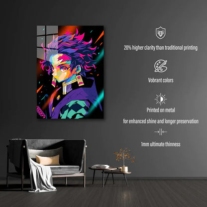 Tanjiro kamado popart-Artwork
