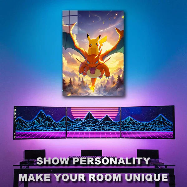 pichachu y charizard Pokemon 2-Artwork